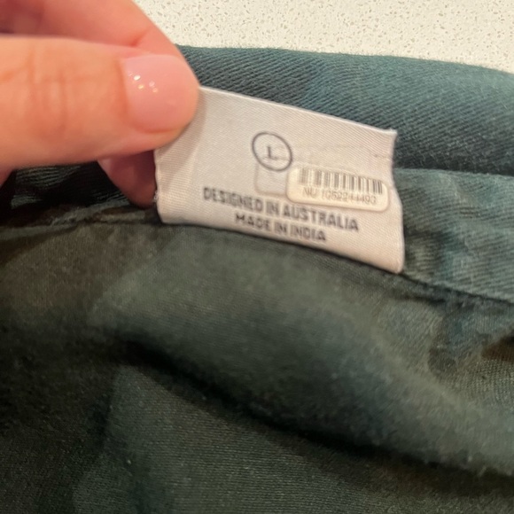 Rue Stiic Ukiyo Worksuit/Jumper/Jumpsuit Sort Sleeve in Emerald Green- Large - Picture 10 of 13